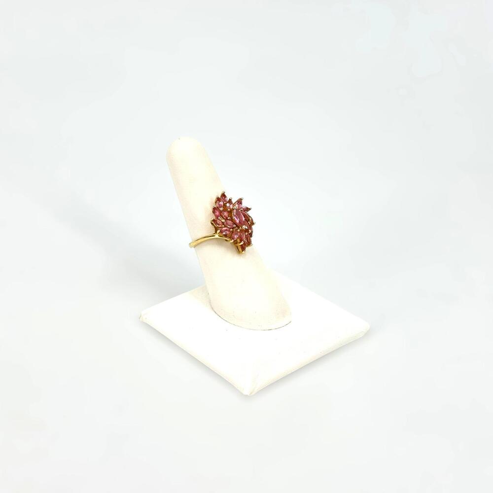 Vintage 14k Gold and Pink Topaz Ring size 7